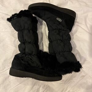 Coach Boots with Fur size 8